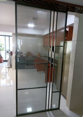 Harga bagus Pembatas Ruangan Berdiri Bebas Stainless Steel untuk Ruang Tamu Mewah on line