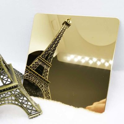 Harga bagus Anti Sidik Jari 304 Cermin Selesai Lembaran Stainless Steel Kuningan Disepuh Lembaran Logam 8k on line