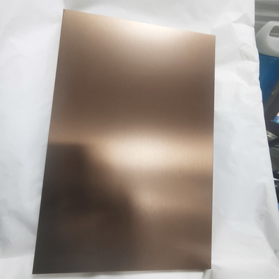 Perak 28MM Warna Mawar Emas PVD Pasir Ledakan SS Lembar 304 Stainless Steel Honeycomb Panel Wall Cladding